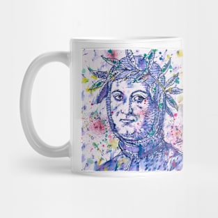 PETRARCA watercolor and ink portrait Mug